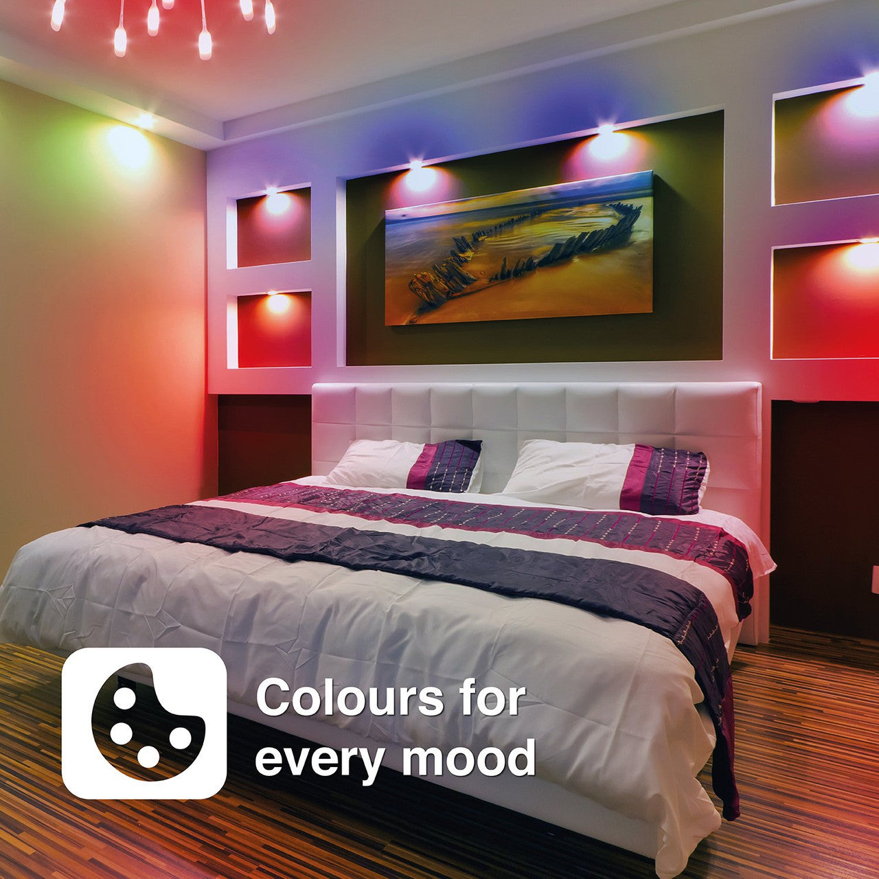 Laser 10W RGB Smart Bulb B22 - Voice Control 8