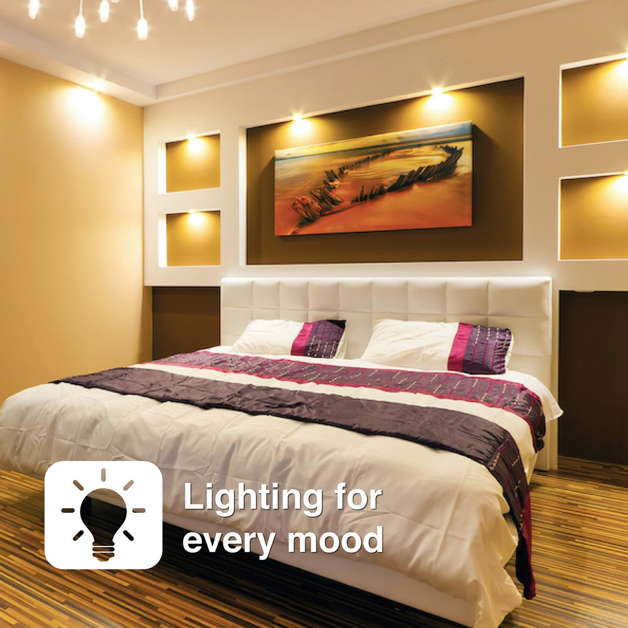 Laser 10W RGB Smart Bulb B22 - Voice Control 9