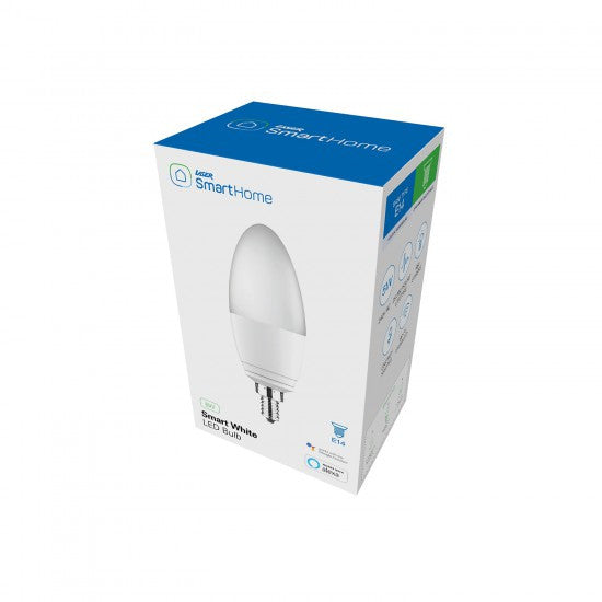 Laser 5W Smart White Bulb E14 - App & Voice Controlled 12