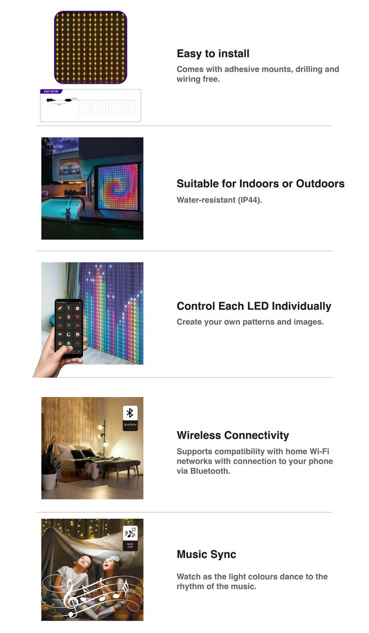 Laser Smart Light Strip & TV Sync Kit RGB 6M 5