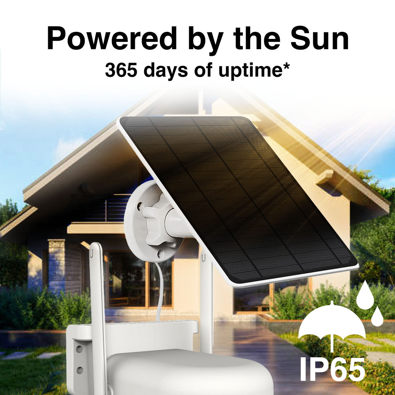Laser FHD Outdoor Pan Tilt Camera Solar White 11