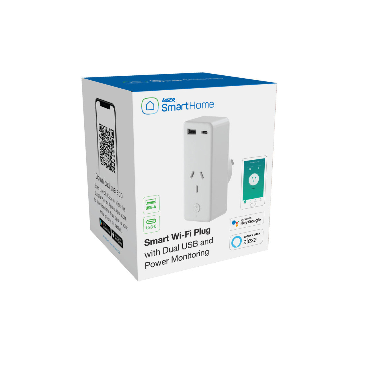 Laser Smart Wi-Fi Plug with Dual USB and Power Monitoring 8