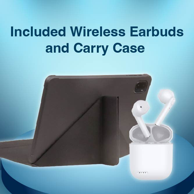 Laser 10in 4G Android Tablet with Case and Earbuds 4