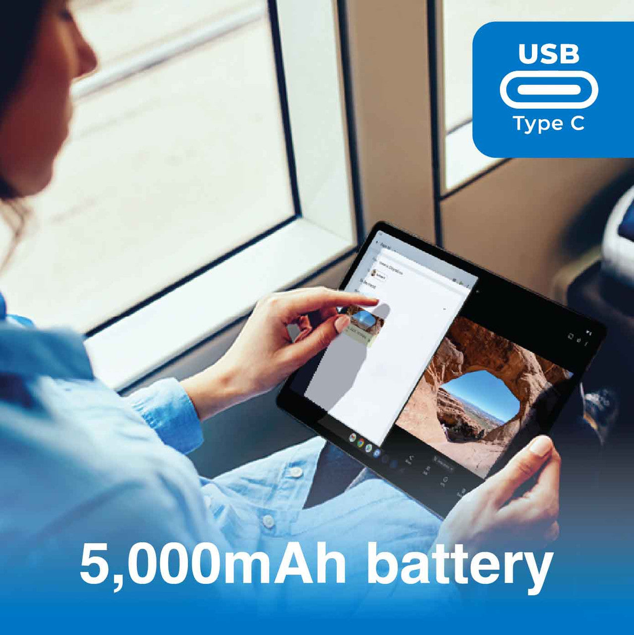 Laser 10in 4G Android Tablet with Case and Earbuds 8