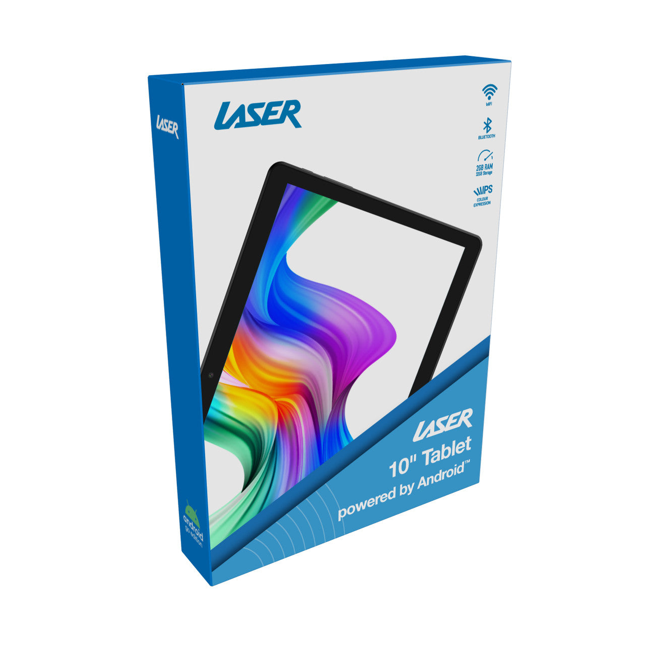 Laser 10-inch IPS Android Tablet 32GB WiFi Black 10
