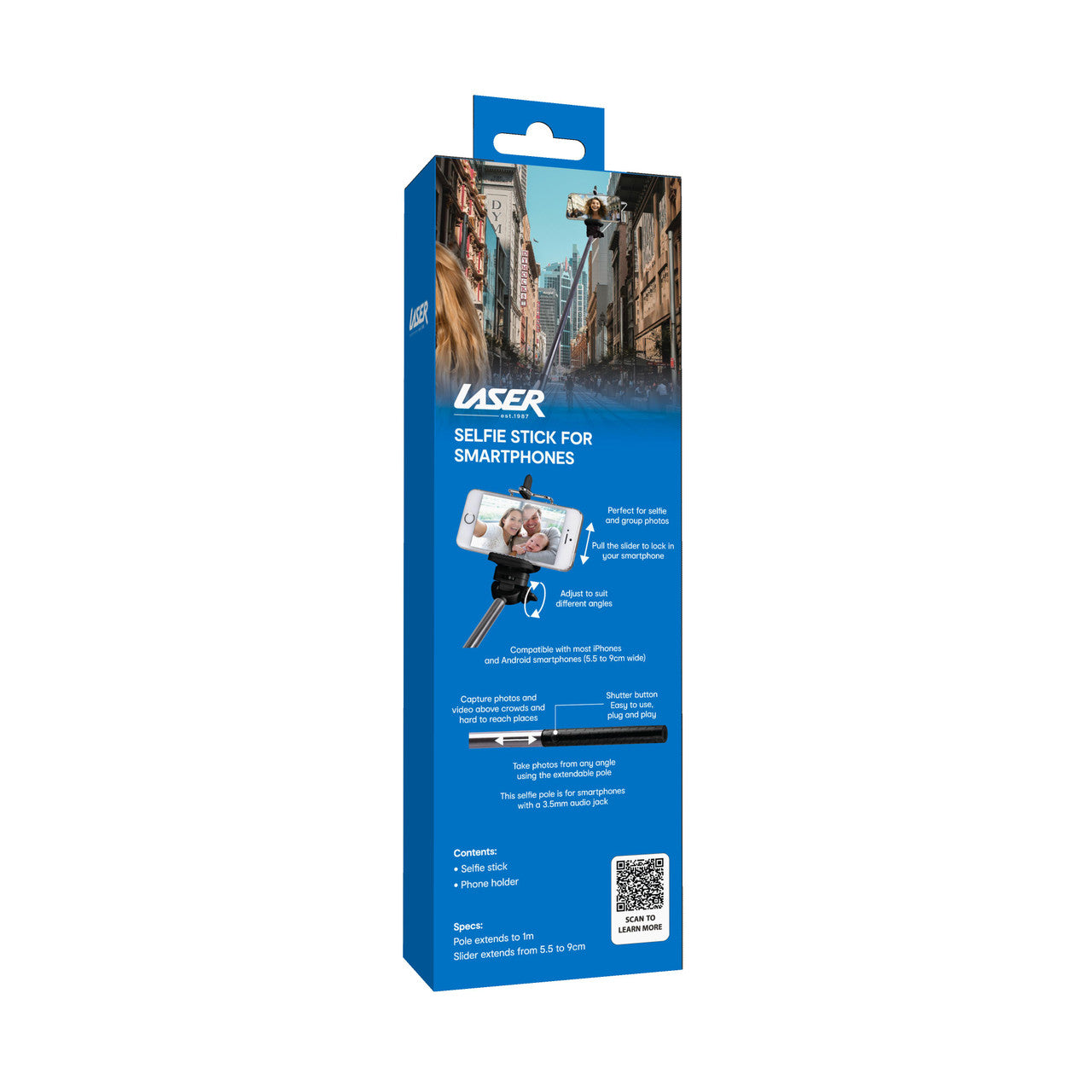 Laser Universal Selfie Pole with Control Cable included 4