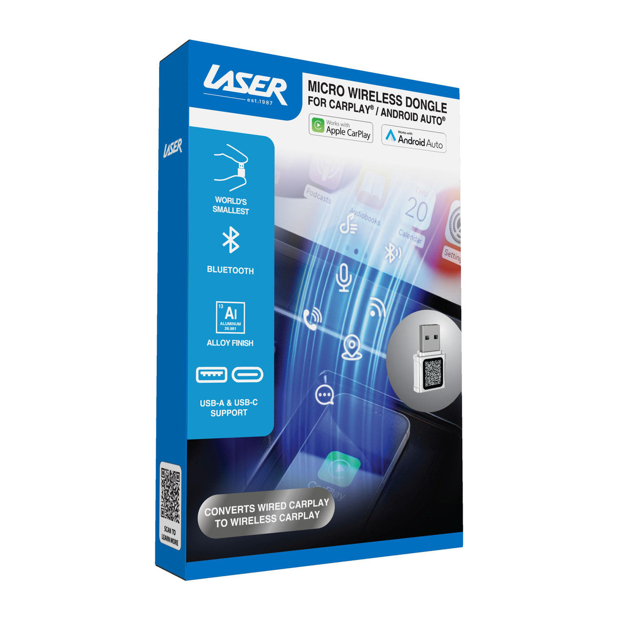 Laser Wireless CarPlay Micro Dongle 4