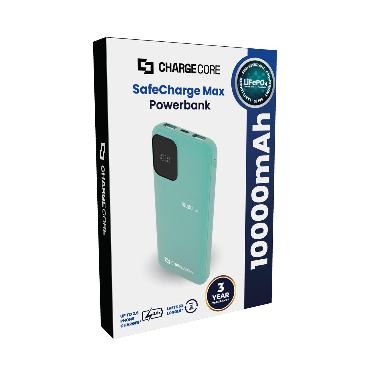 ChargeCore SafeCharge Max 10K - Aquatic Awe 6