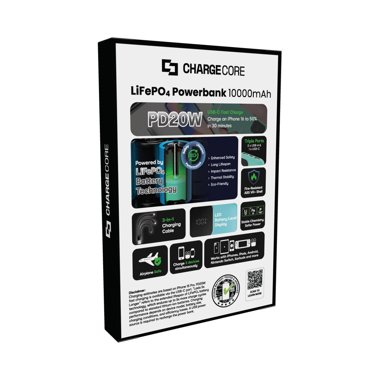 ChargeCore SafeCharge Max 10K - Aquatic Awe 8