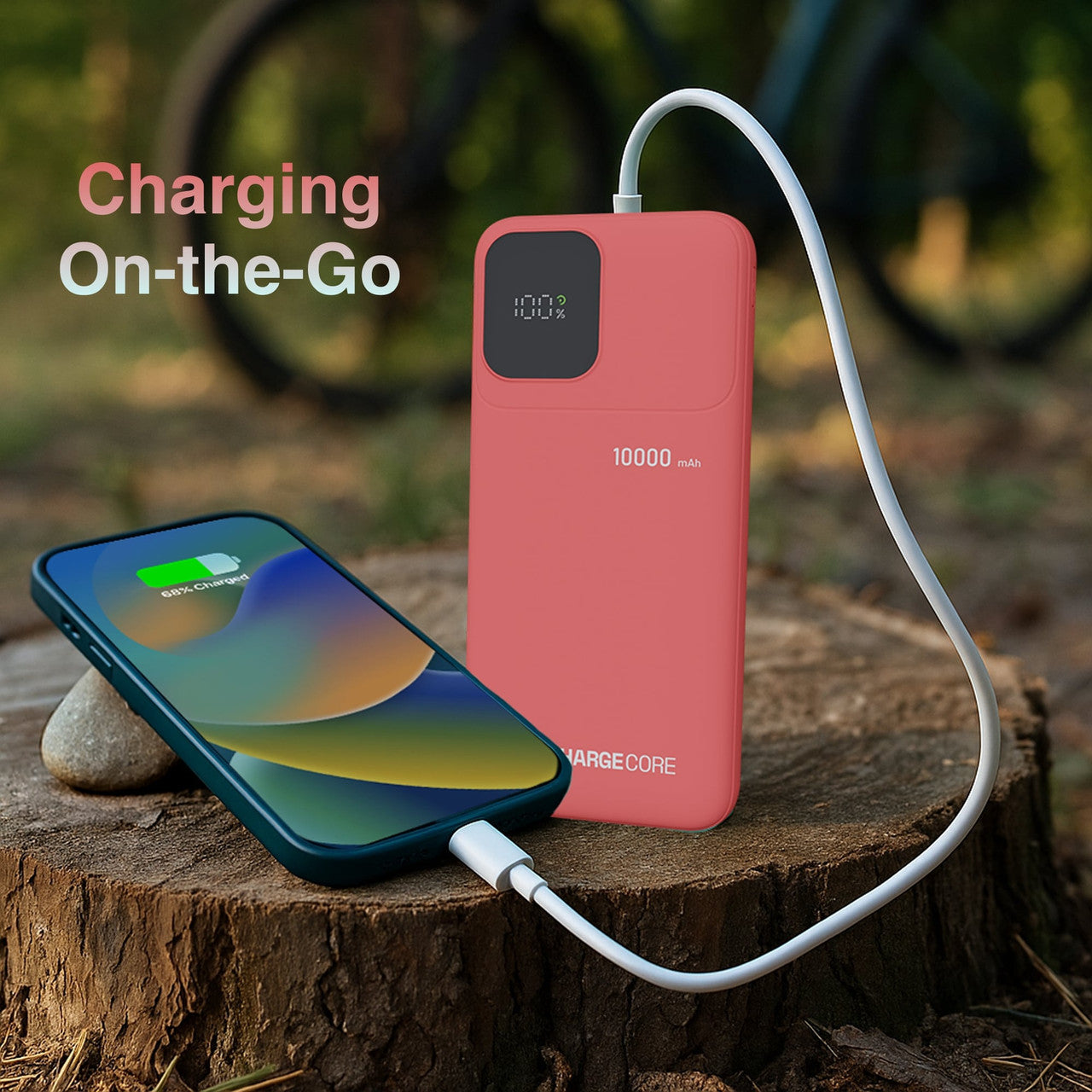ChargeCore SafeCharge Max 10K - Sunset Coral 11