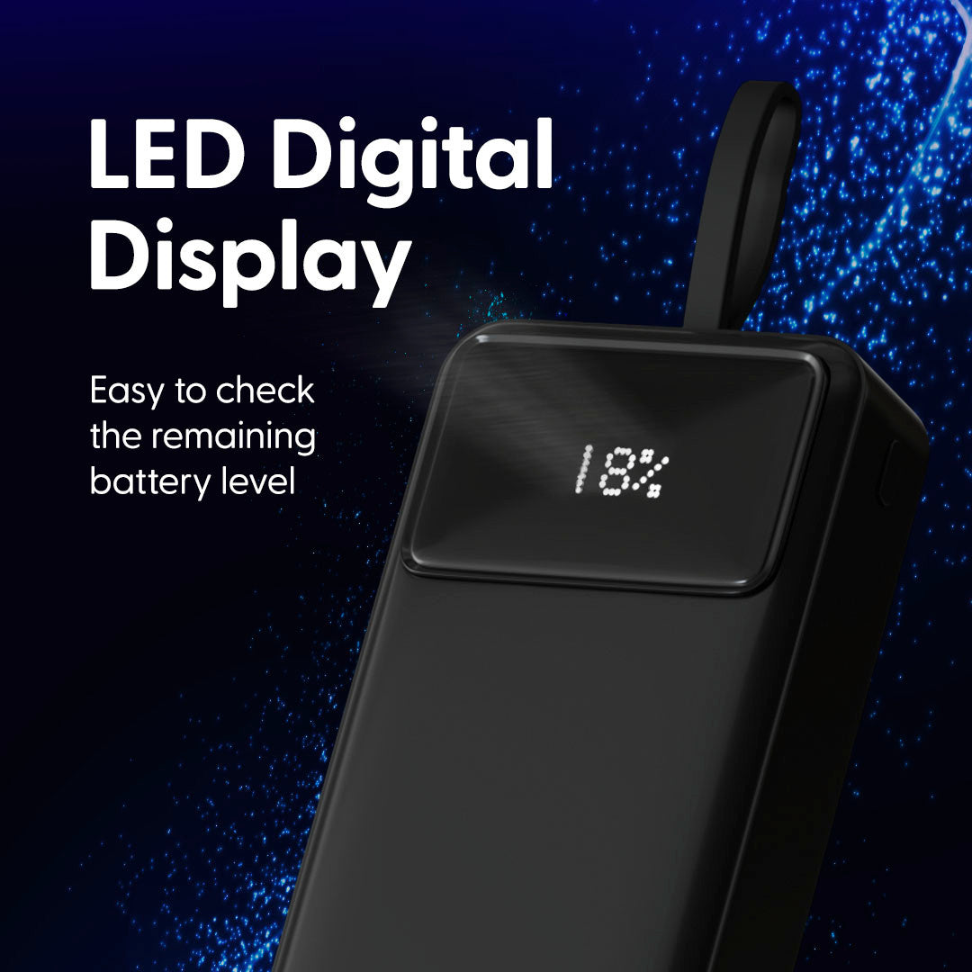 Laser 27000mAh Powerbank 18W PD Black 5