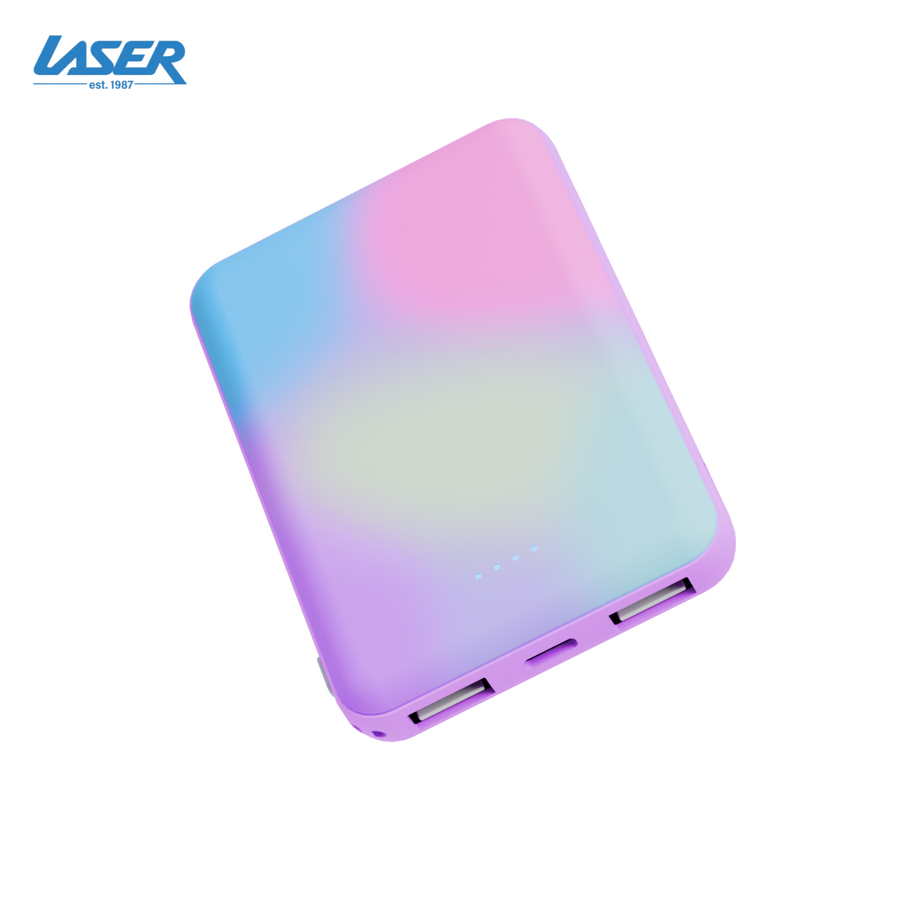 Laser 5000mAh Powerbank Rainbow 10