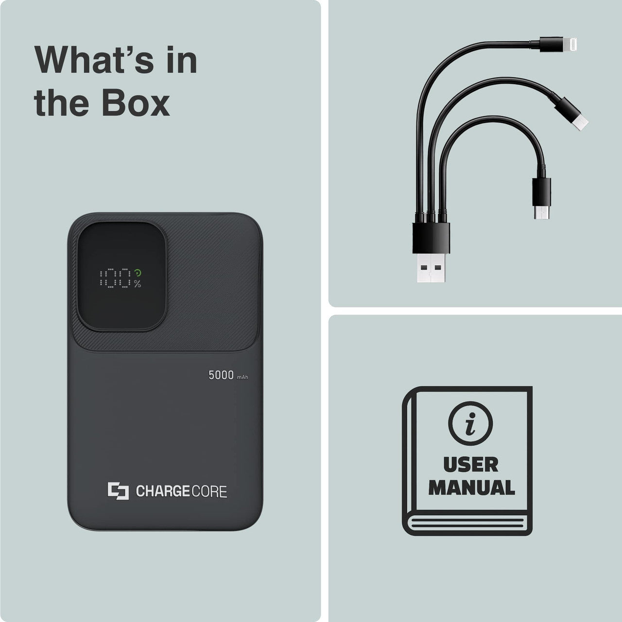 ChargeCore SafeCharge Max 5K - Black 9