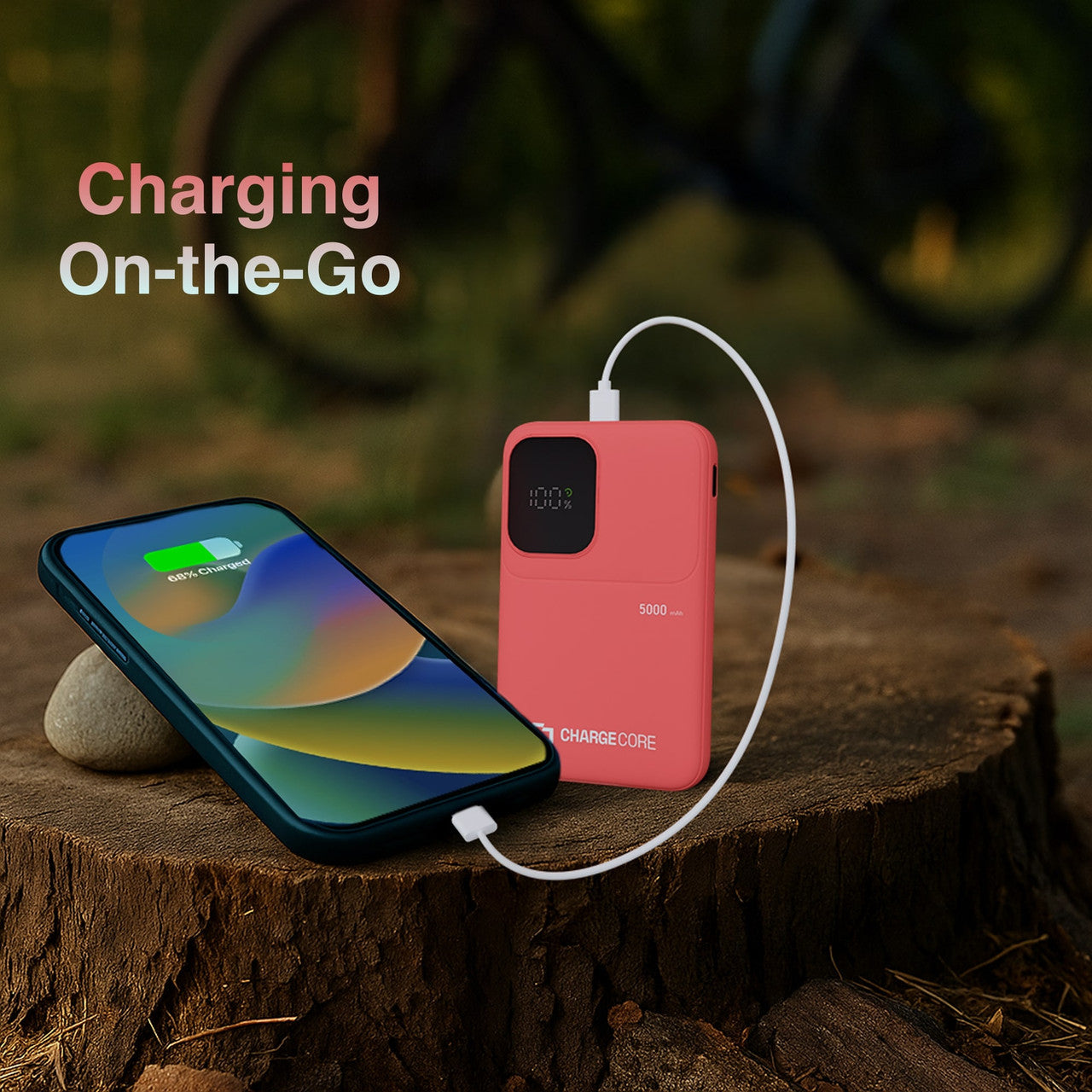 ChargeCore SafeCharge Max 5K - Sunset Coral 8