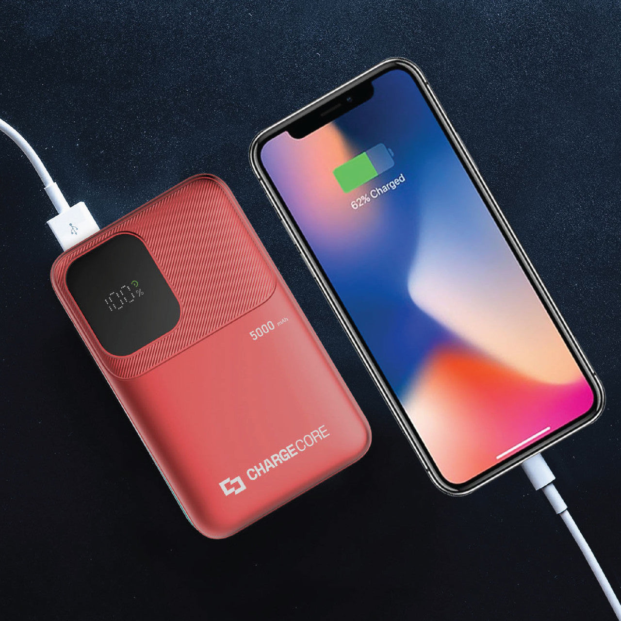 ChargeCore SafeCharge Max 5K - Sunset Coral 9