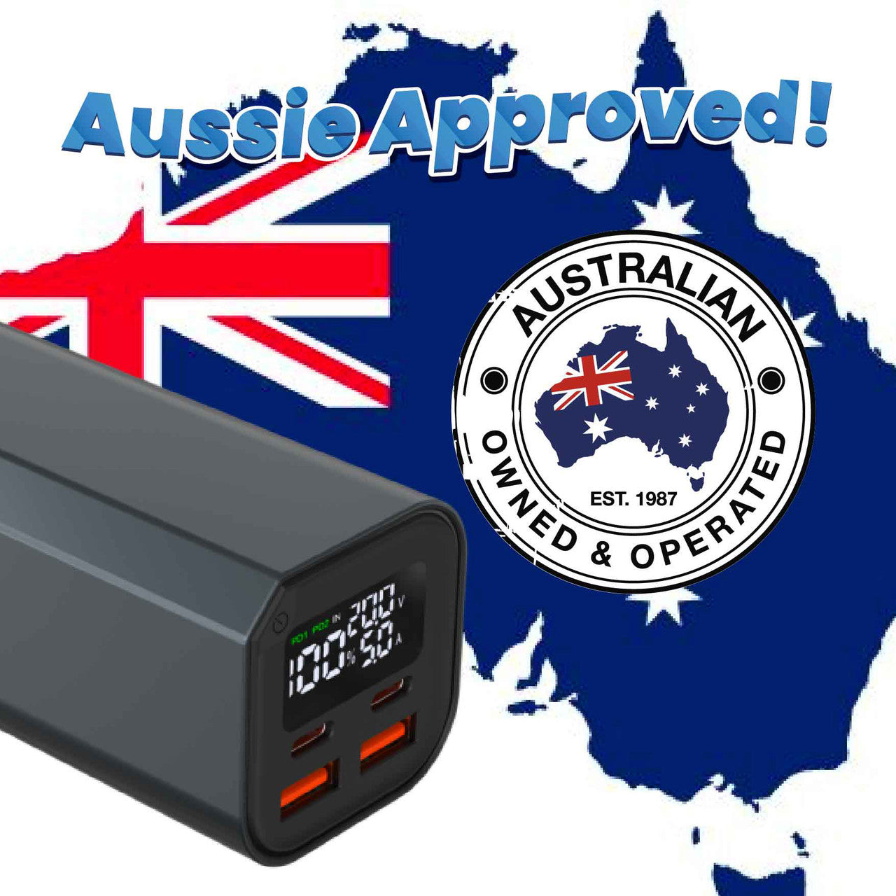Laser 100W PD 20000mAh Laptop Power Bank Black 5