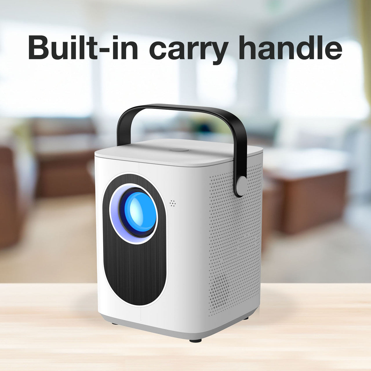 Laser Cube Android Projector with 120in Screen 4