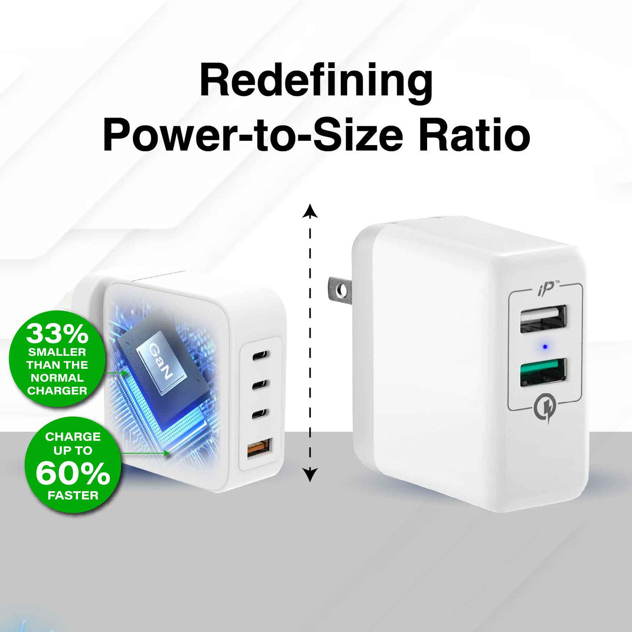 Laser 100W GaN USB-C and USB-A Wall Charger 3