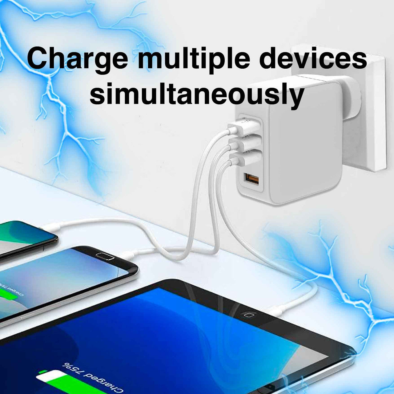 Laser 100W GaN USB-C and USB-A Wall Charger 5