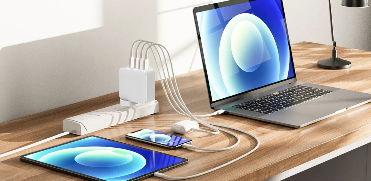 Laser 100W GaN USB-C and USB-A Wall Charger 6