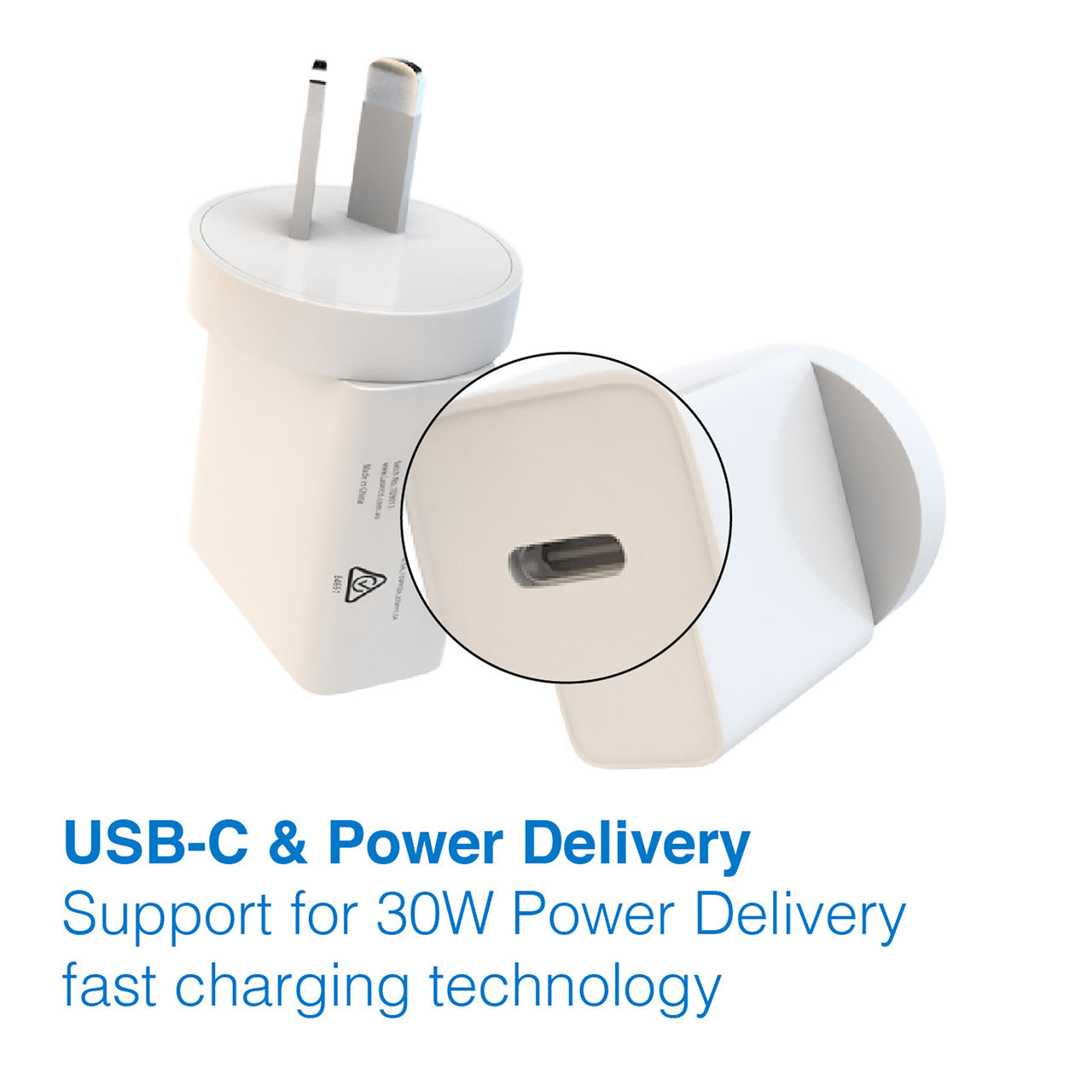 Laser ChargeCore USB-C 30W Dual PD Wall charger 5
