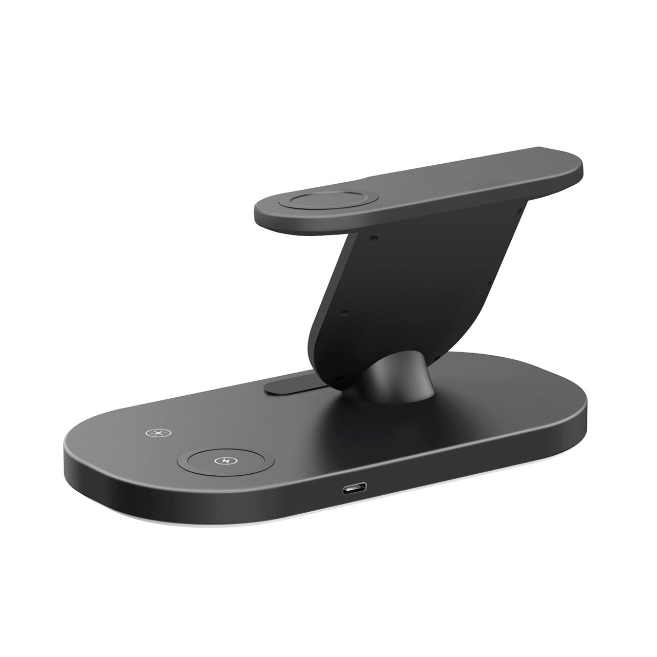 Laser 3 in 1 Wireless Charging Station Black 6