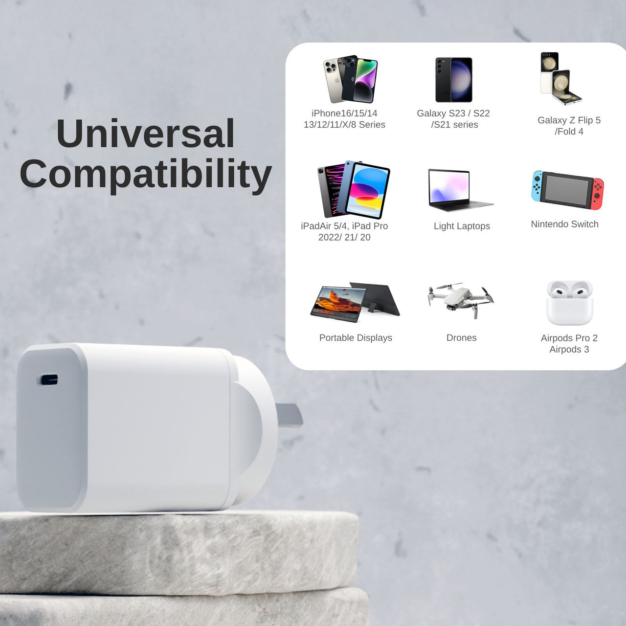 Laser ChargeCore 45W PD GaN USB-C Wall Charger 4