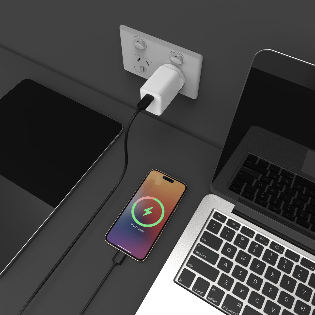 Laser ChargeCore 45W PD GaN USB-C Wall Charger 6