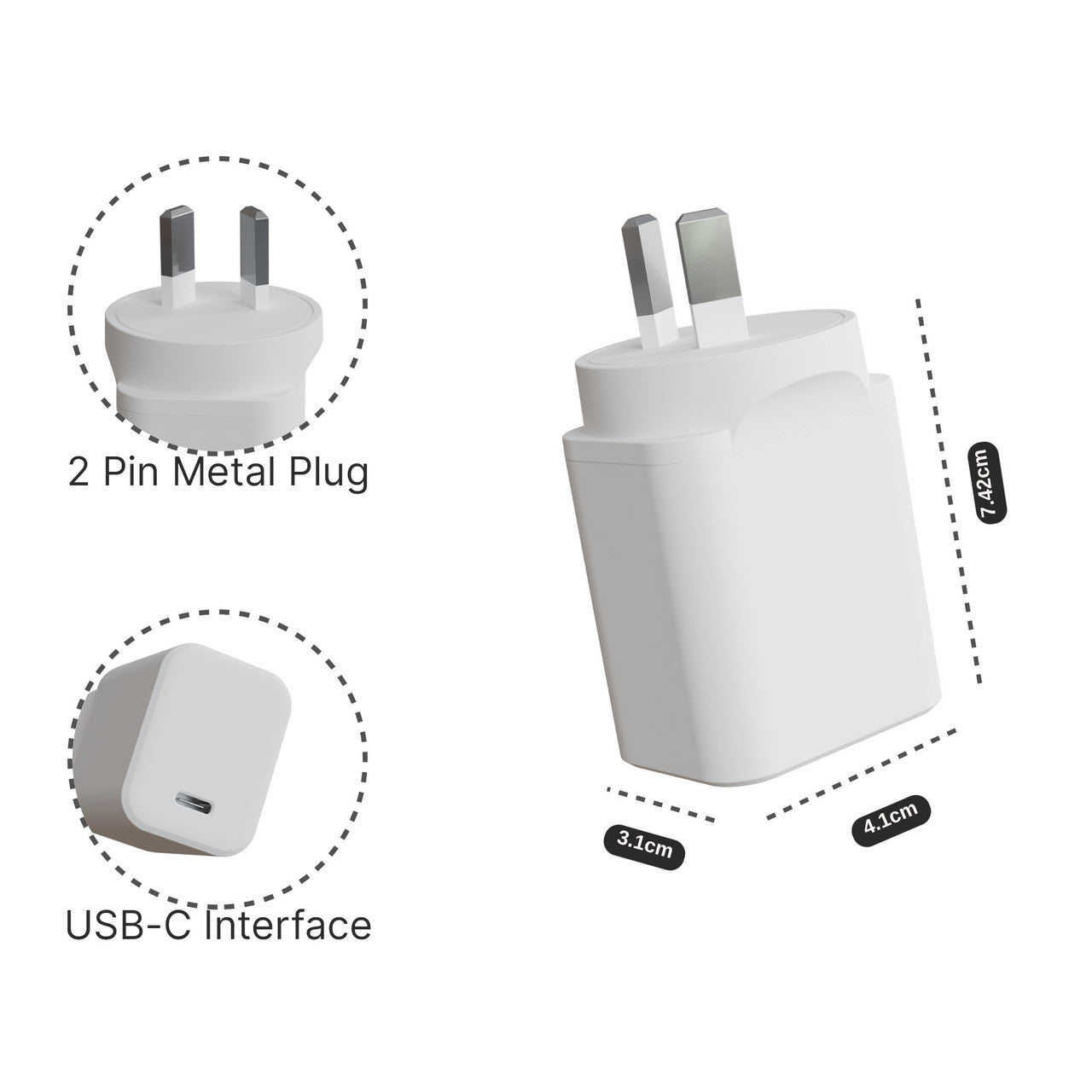 Laser ChargeCore 45W PD GaN USB-C Wall Charger 7