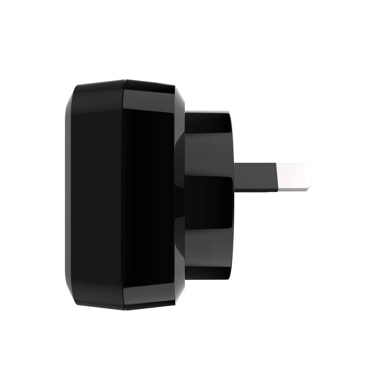 Laser Fast Charging Dual USB Wall Charger with 3 in 1 Cable - Black 4