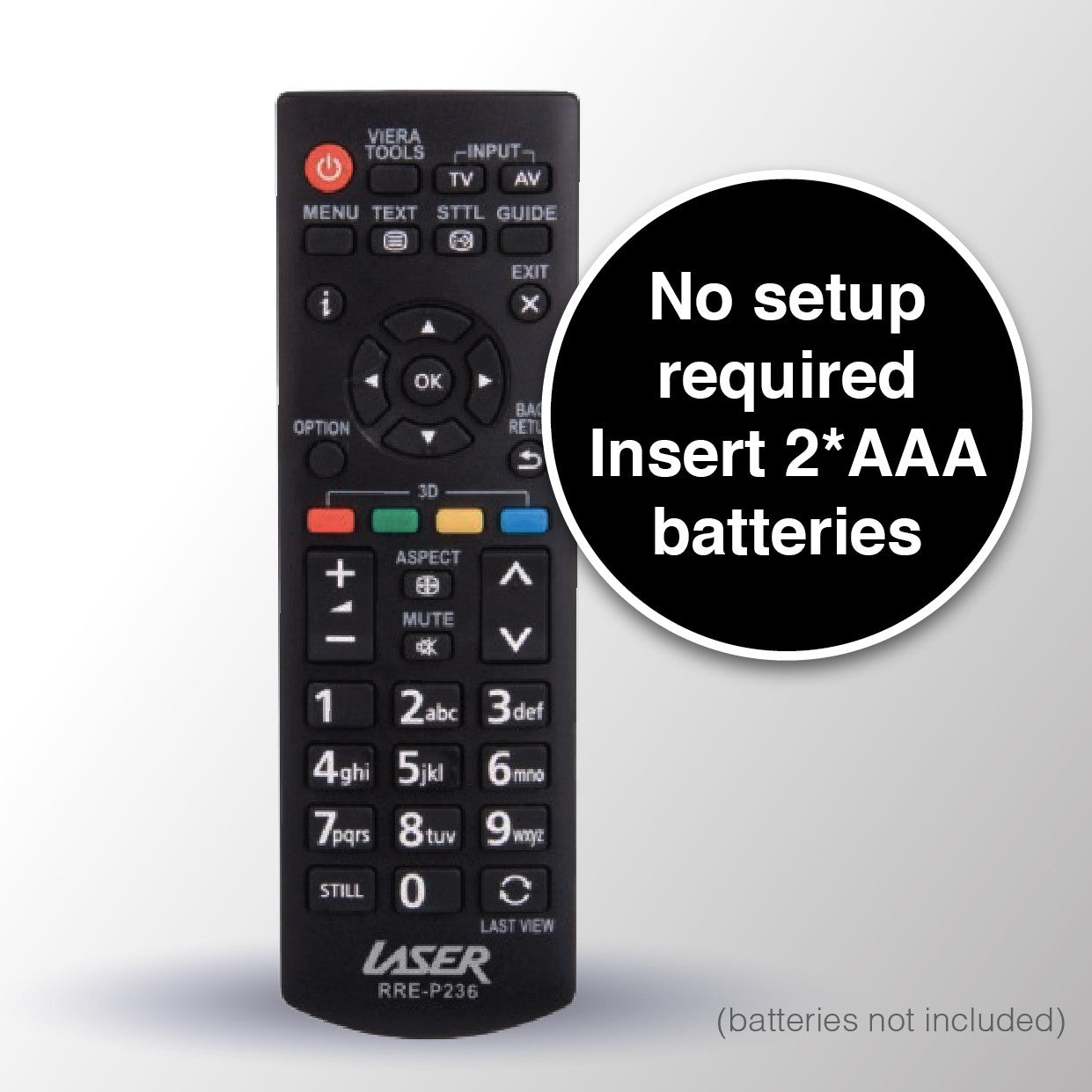 Laser Remote Control for Panasonic TV 5