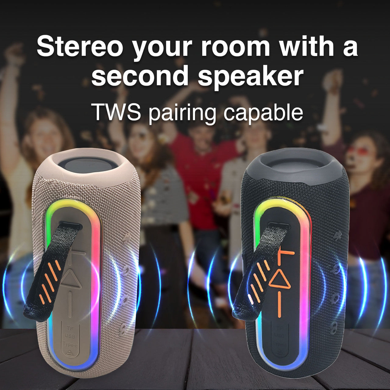 Laser Portable Fabric Speaker Pro - Transcendent Pink 3