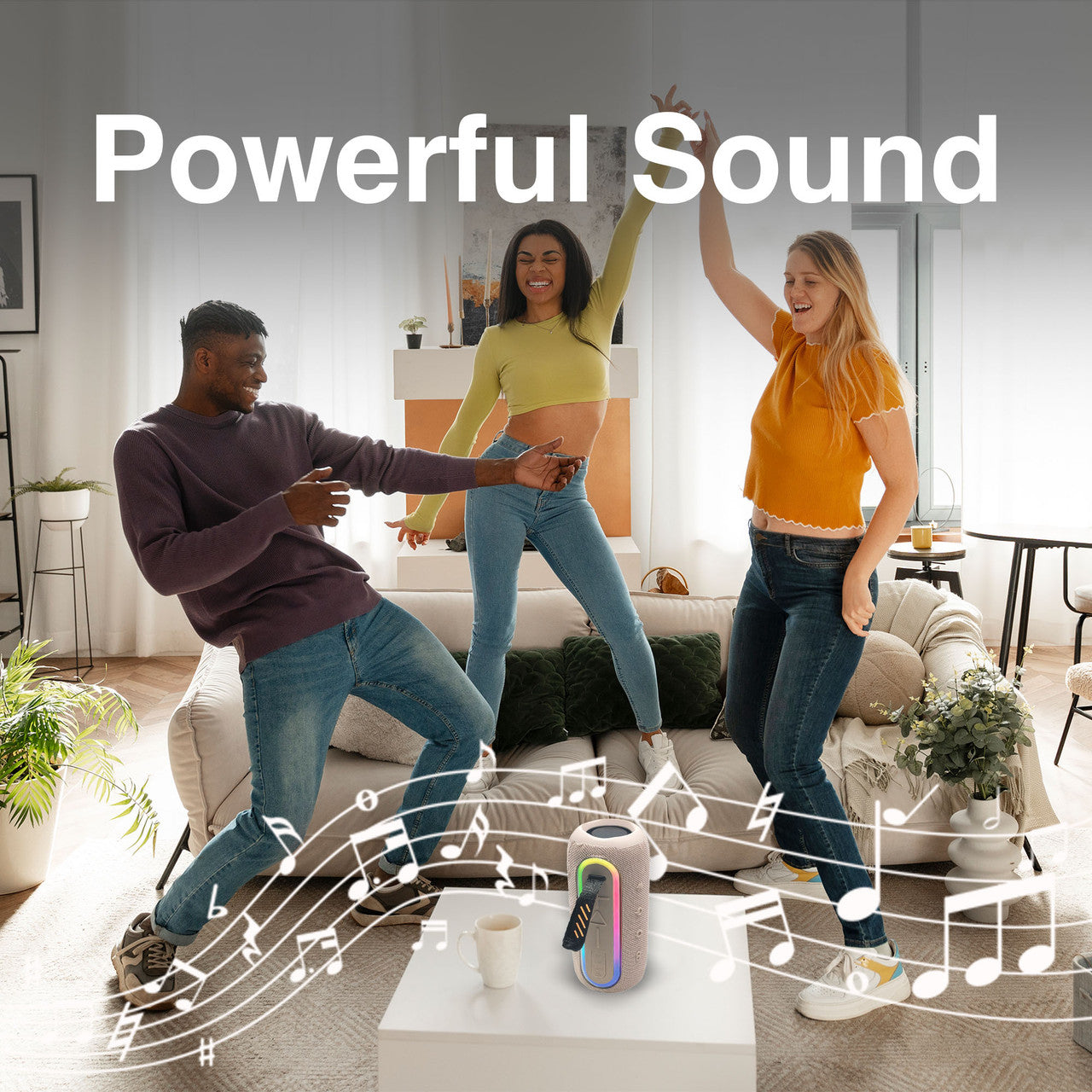 Laser Portable Fabric Speaker Pro - Transcendent Pink 7
