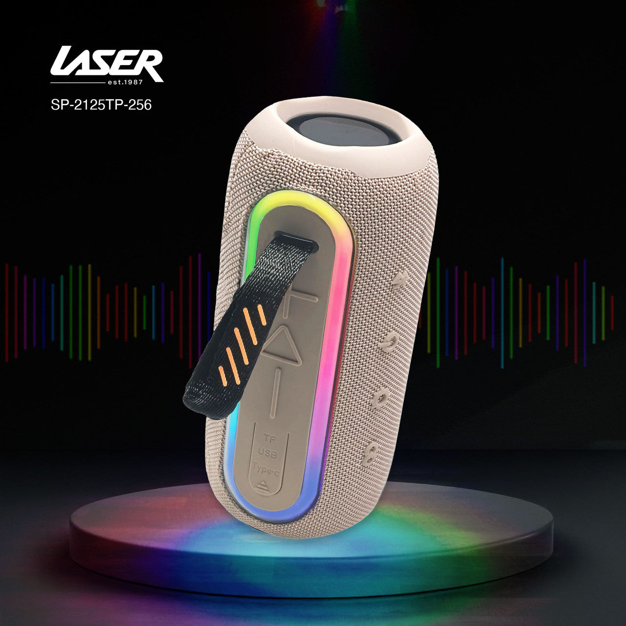 Laser Portable Fabric Speaker Pro - Transcendent Pink 10