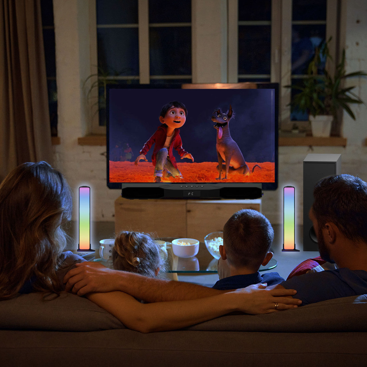 Laser RGB Gaming Soundbar with Subwoofer 3