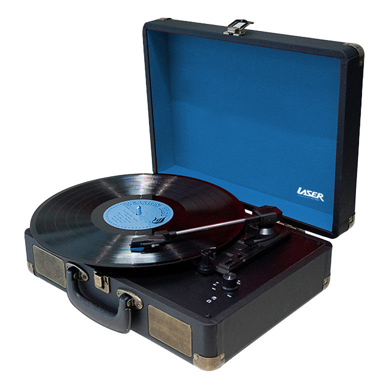 Bluetooth Suitcase Turntable with Speaker 10