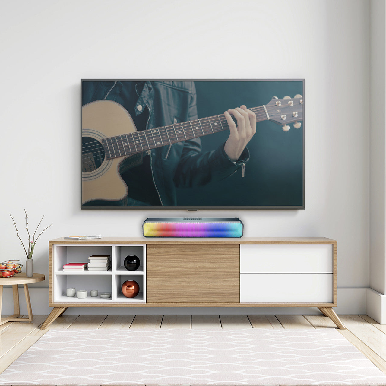 Laser RGB Bluetooth Gaming Soundbar Black 8