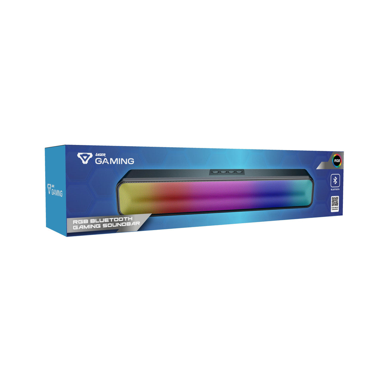 Laser RGB Bluetooth Gaming Soundbar Black 9