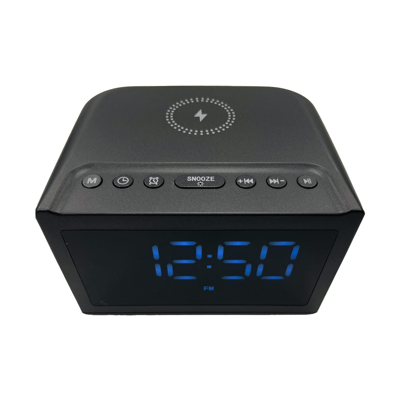 Laser Alarm Clock with Wireless Charging & Bluetooth 7