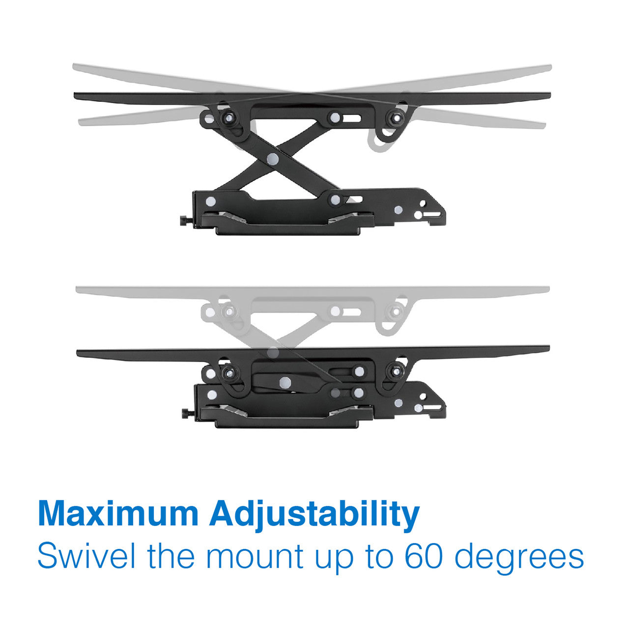 Laser TV Wall Mount with Extension Tilt for 37 inches - 80 inches Panels 4