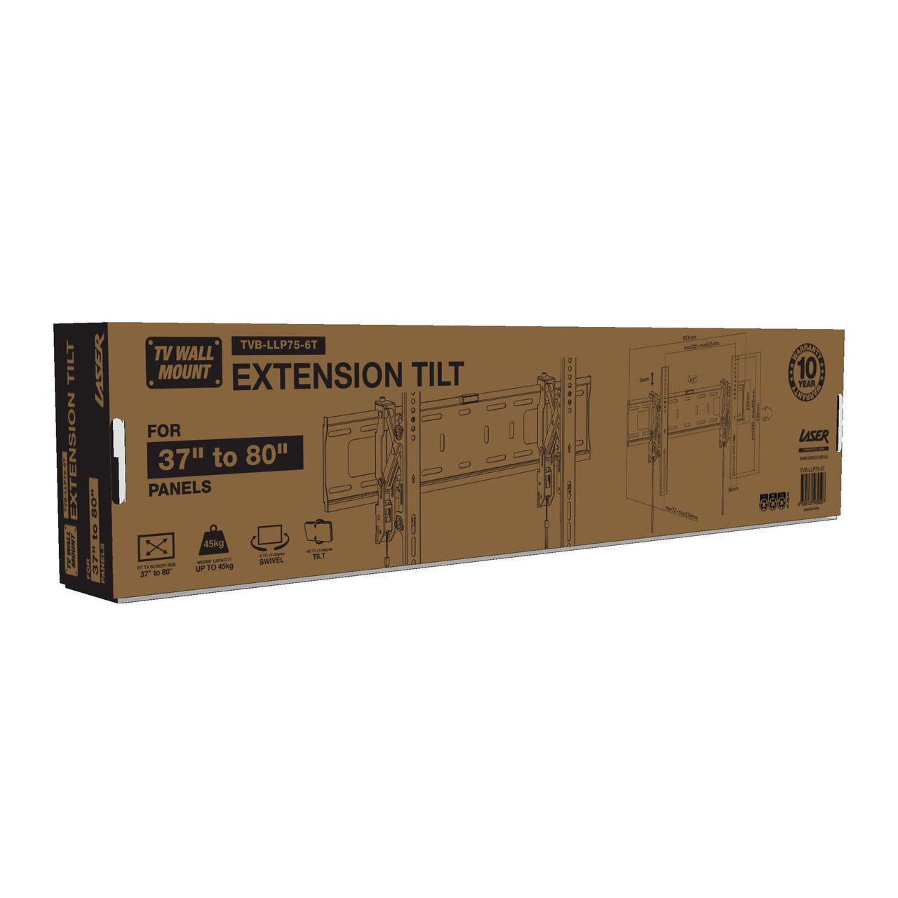 Laser TV Wall Mount with Extension Tilt for 37 inches - 80 inches Panels 7