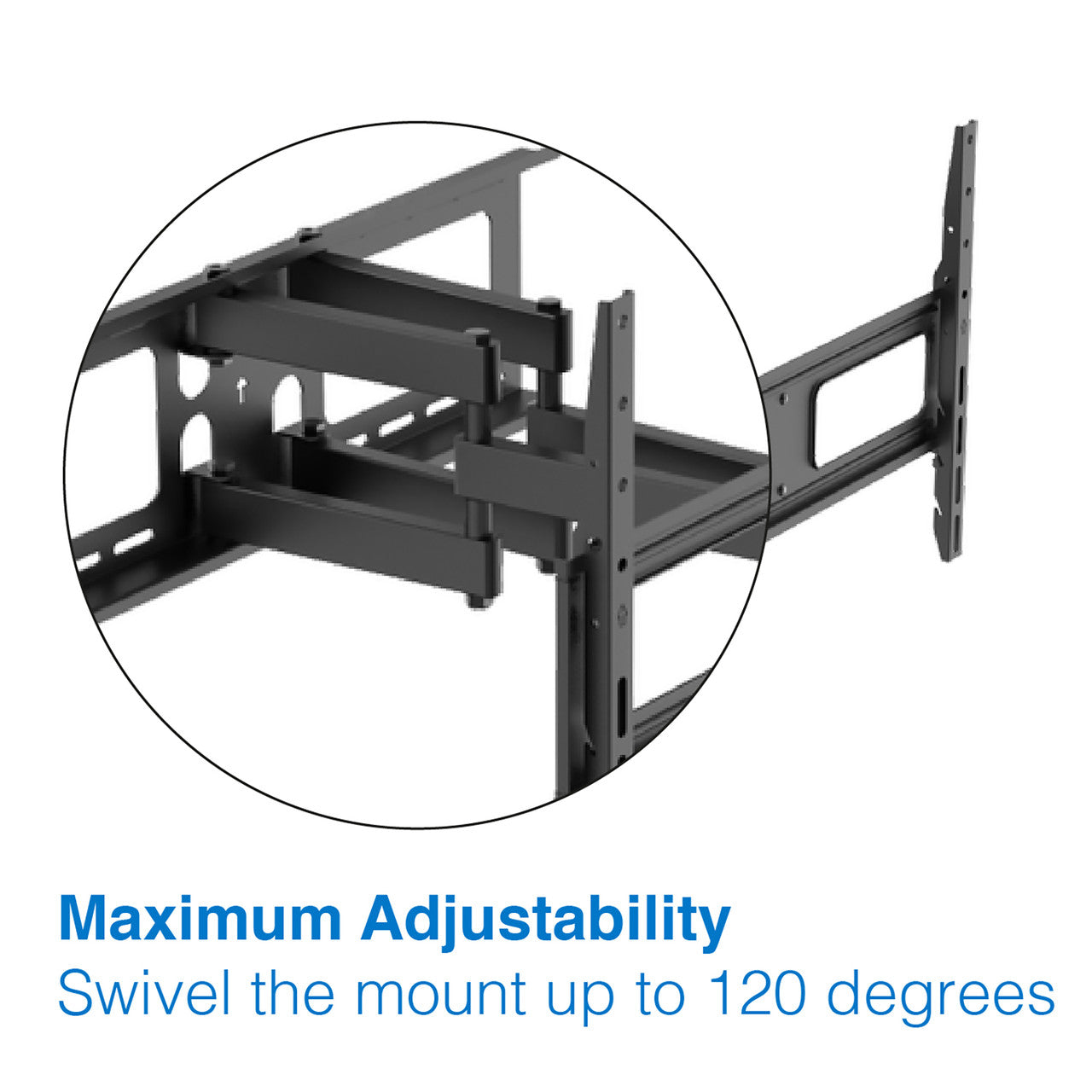 Large Full Motion TV Wall Mount 32 inches - 70 inches Panels 4
