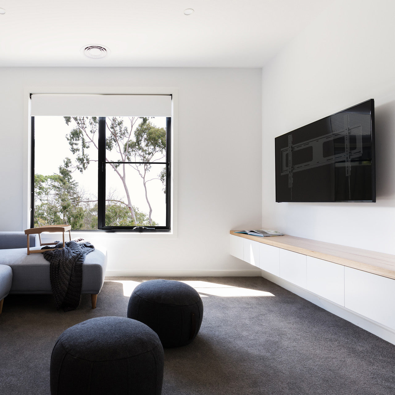 Laser Fixed Slim Profile TV Wall Mount - 37 to 80 Inch Panels 3