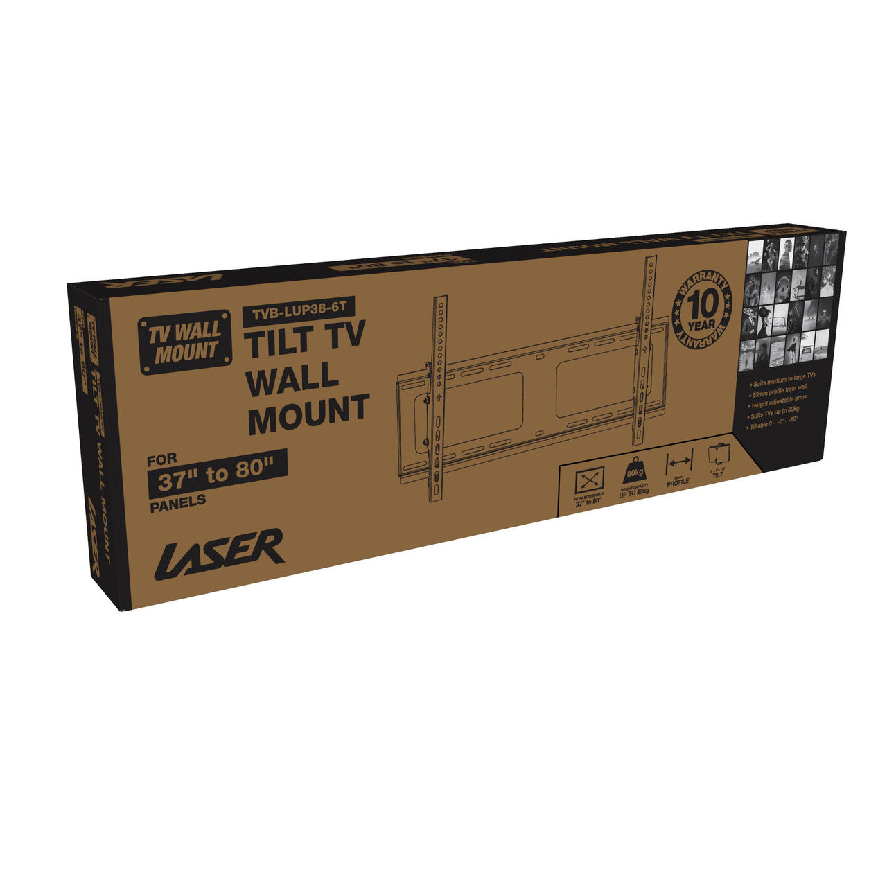 Laser Tilt Wall Mount for 37 inches -80 inches Panels 5