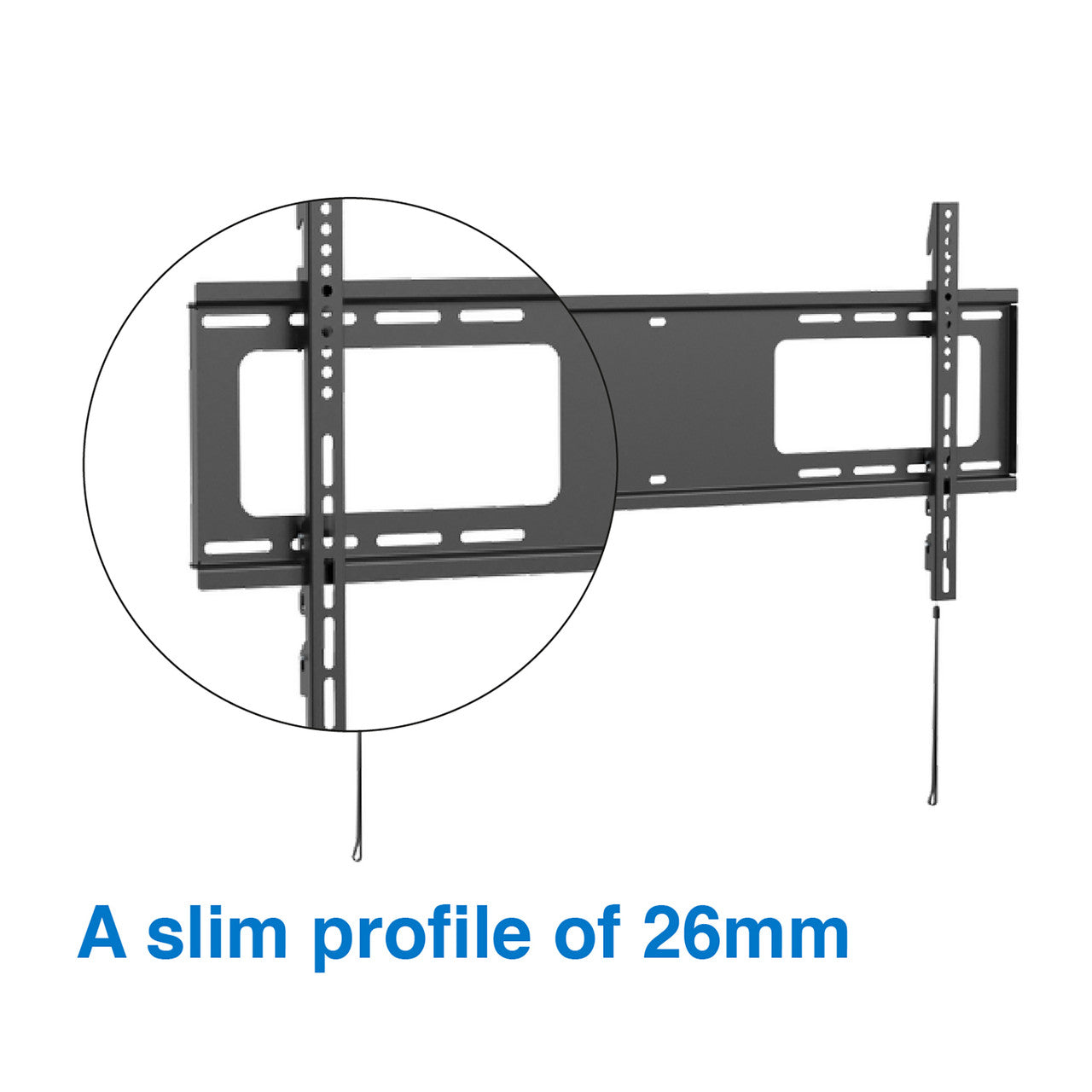 Extra Large Fixed TV Wall Mount 43 inches - 90 inches Panels 4