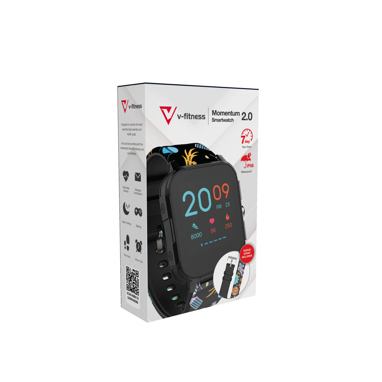 vFitness Momentum 2 Smartwatch Black 9