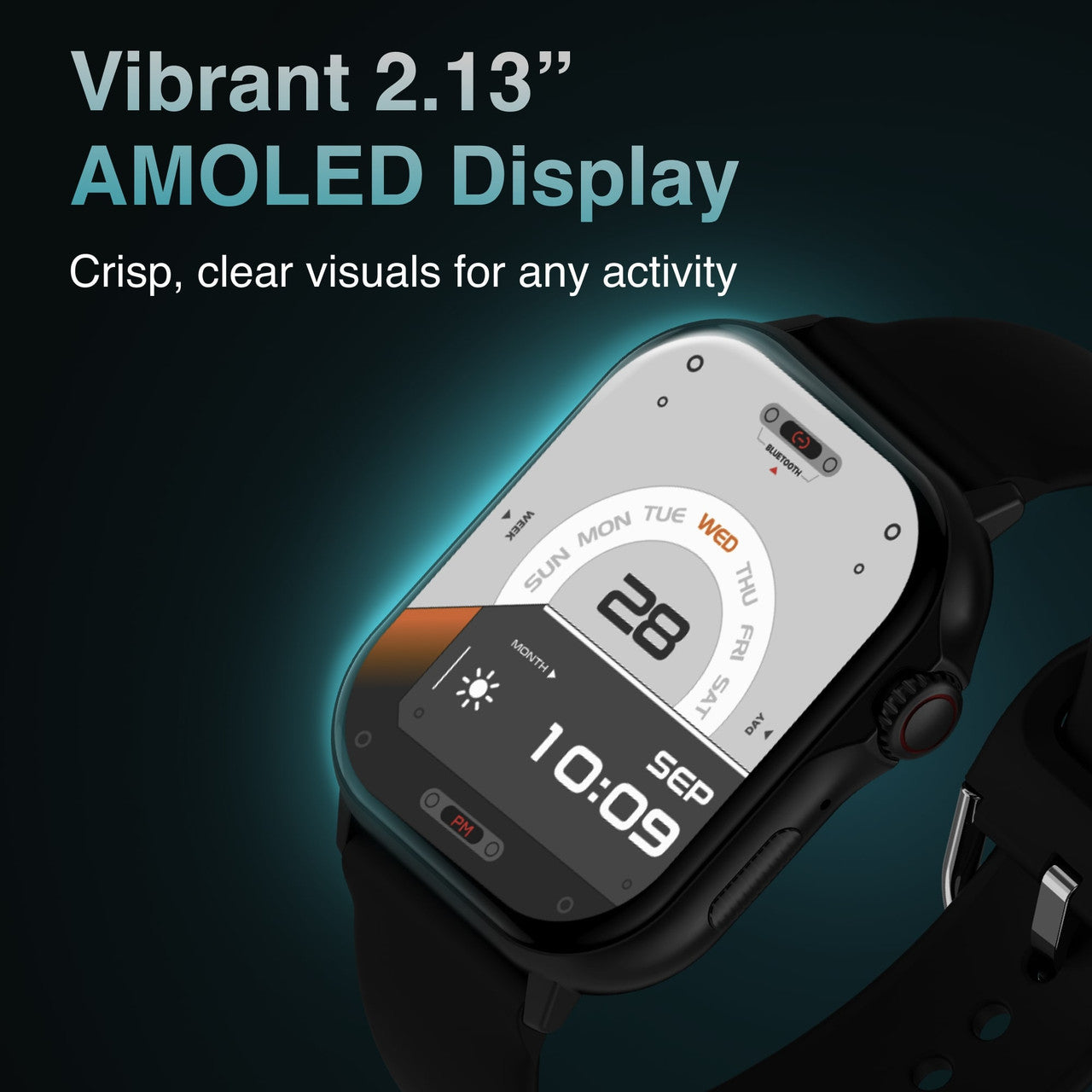 V-Fitness Smart Watch GPS and 2.1 inch Black 3