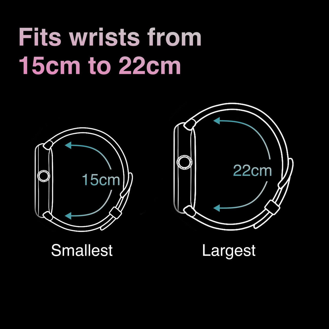 V-Fitness Smart Watch GPS and 2.1 inch Pink 8