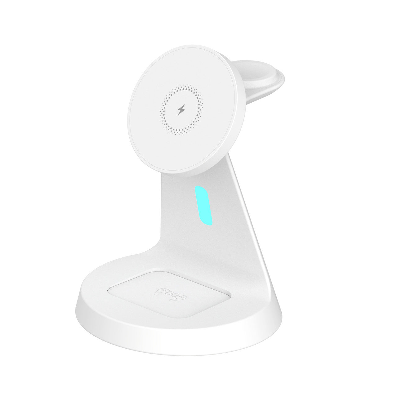 Laser 3 in 1 Wireless Charging Stand White 6