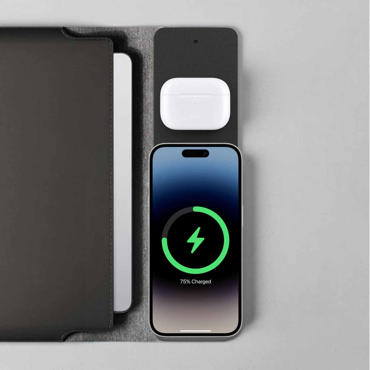 Laser Wireless Charging Laptop Sleeve Up to 16 Inch Black 10